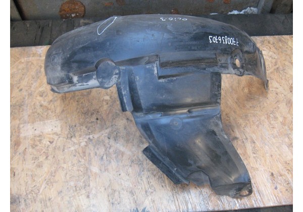 підкрилок переднього крила, правий задній Renault Clio II, Symbol II , 7700836703, пошкоджений